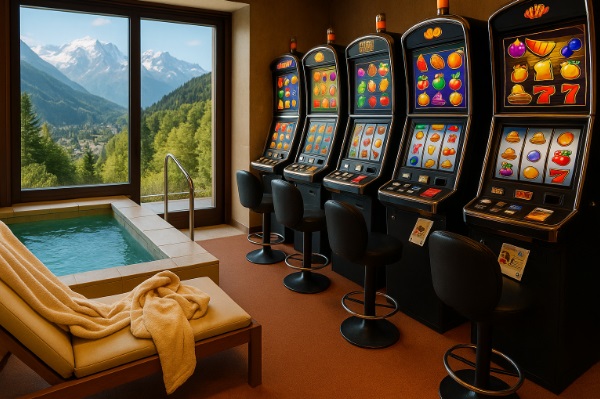 Machines à sous et ambiance cosy dans ce casino de montagne